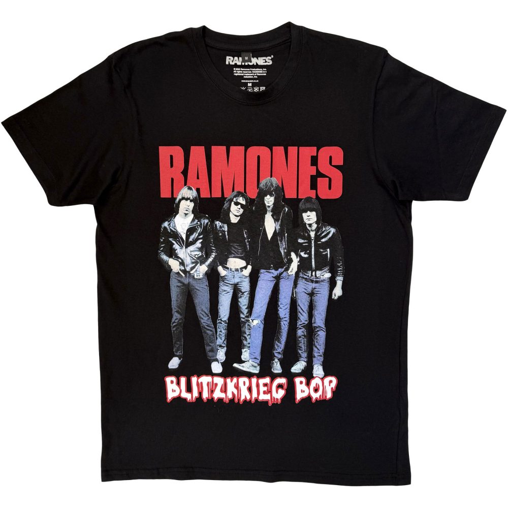 Ramones - Blitz Mens Tshirt - Black